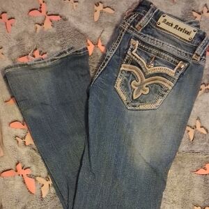 Rock Revival Women's Boot Cut Jeans - Classic Blue